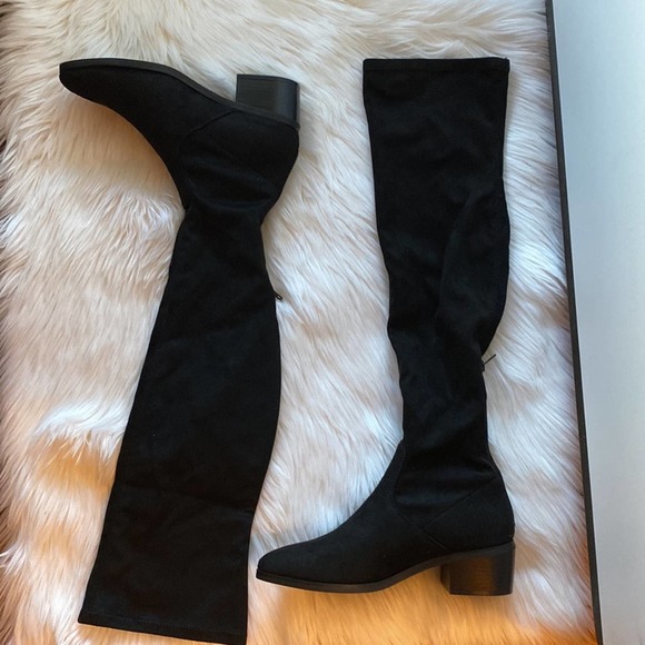 Tall flat boots New York And Company Women’s Ruby Tall Regular Calf Black 9M - Picture 4 of 13